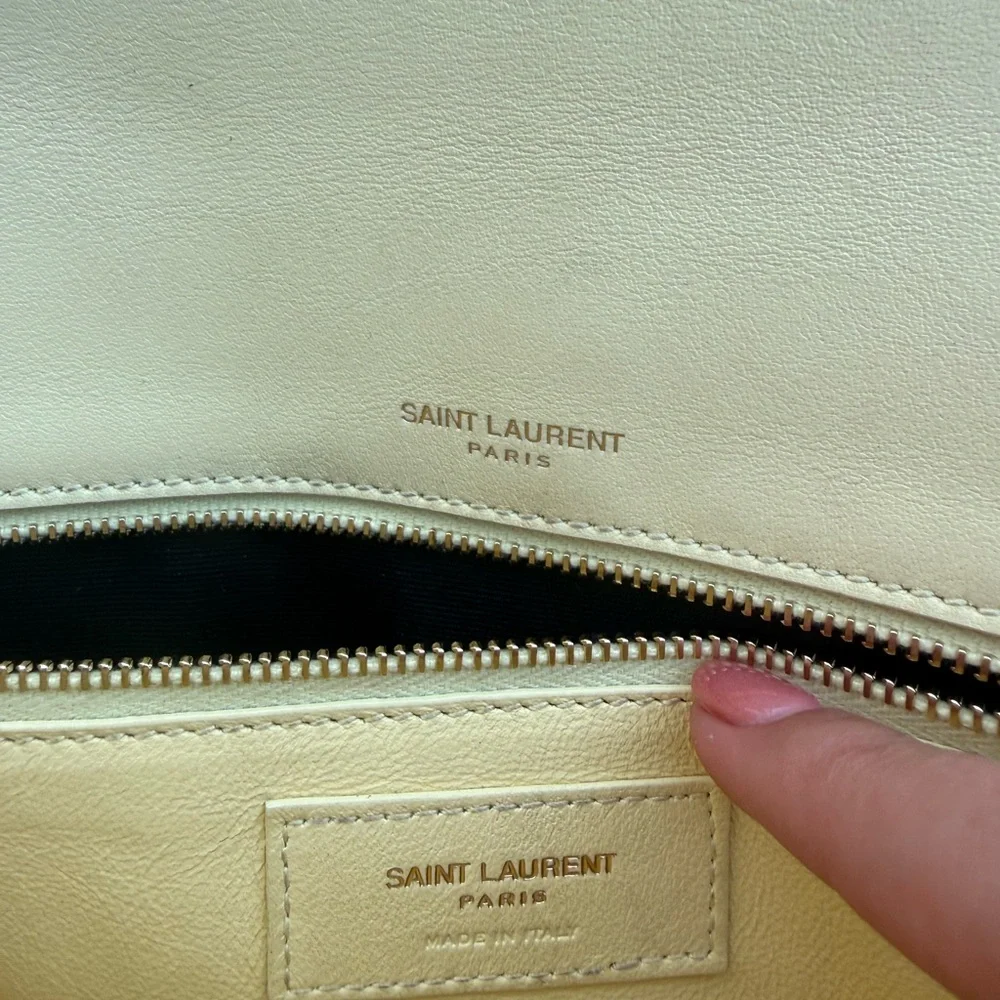 YSL butter yellow shoulder bag Kate 99 - Picture 8 of 11